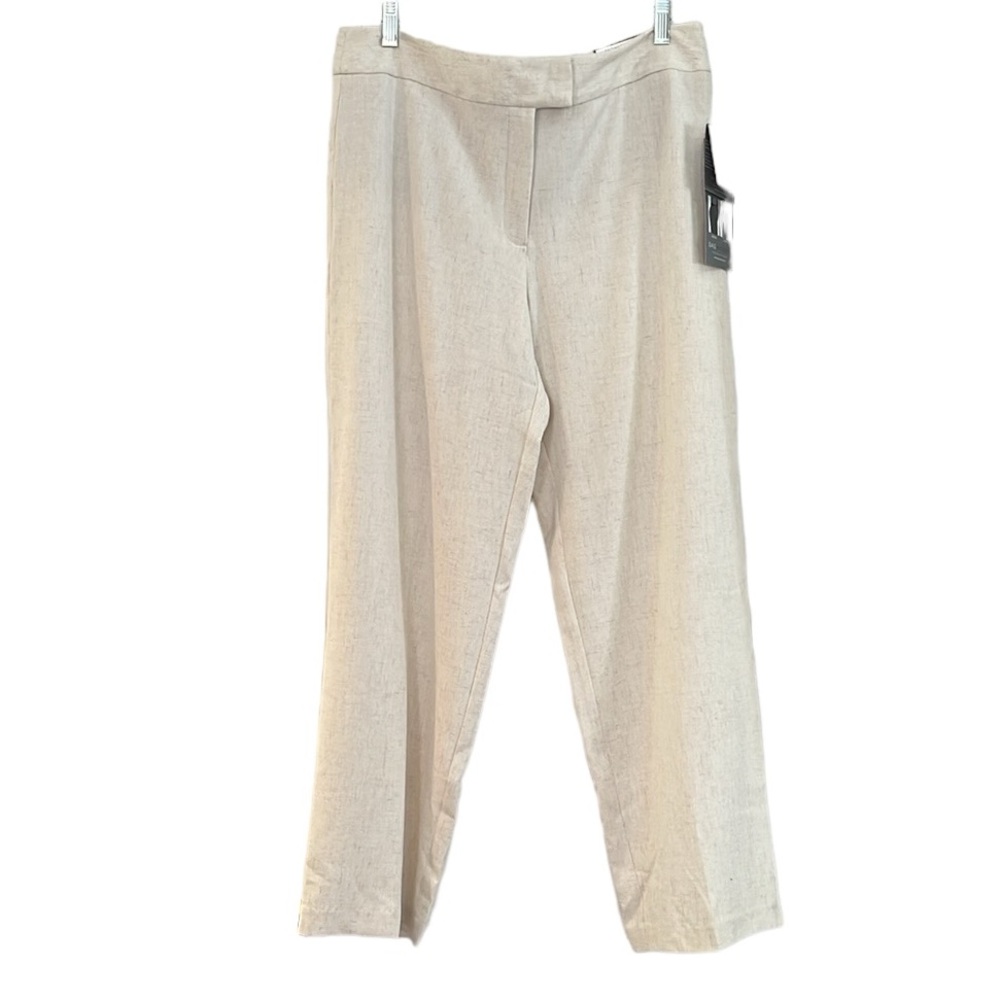 SAG HARBOR STRETCH THE SLIMMING SOLUTIONS PANTS FLAX SIZE 12P